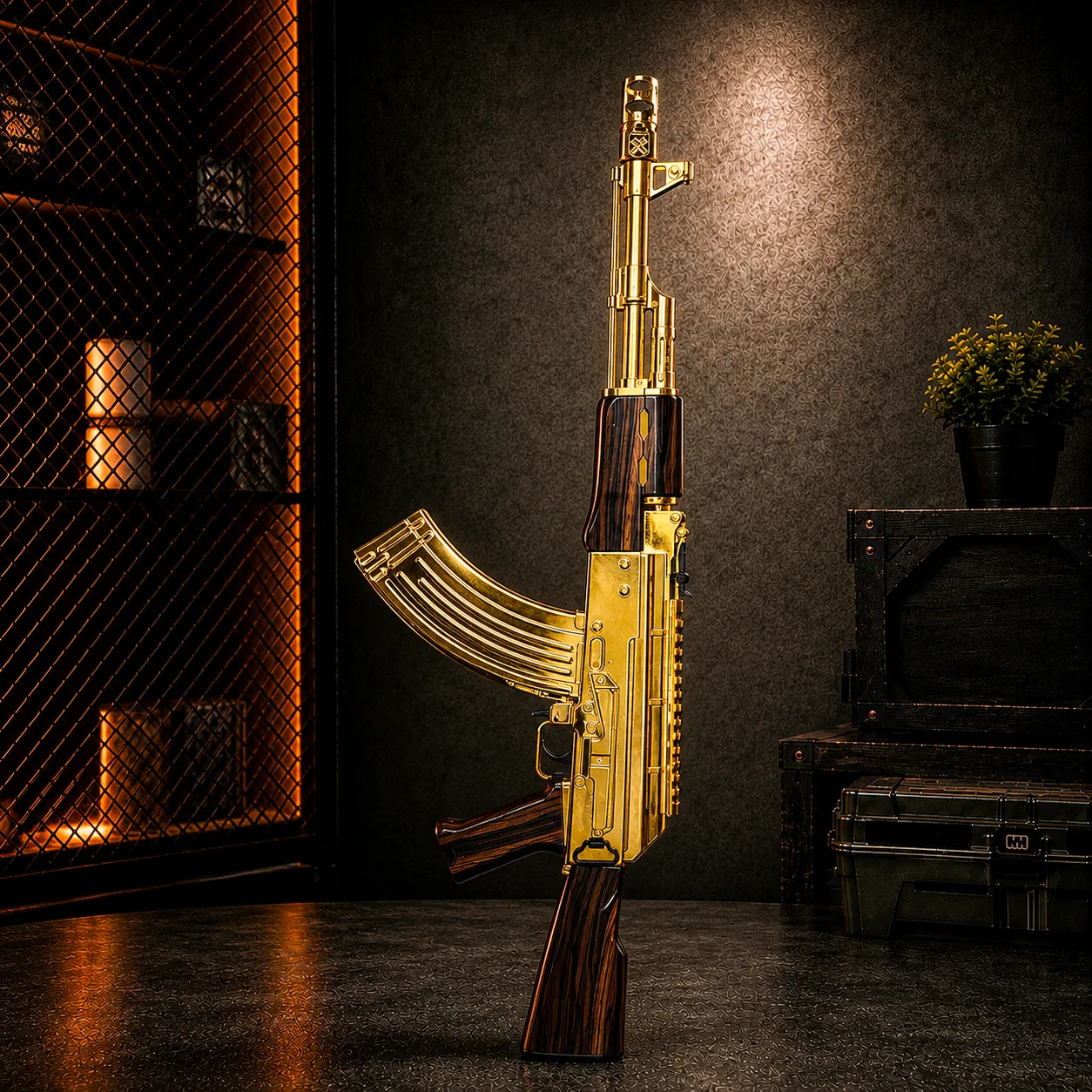 AK47 Gold Edition Gel Blaster Gun